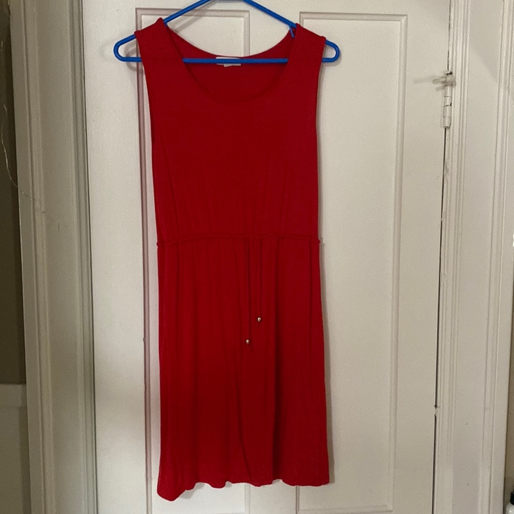 Super soft red stretchy dress